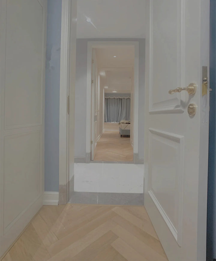 Danish White Herringbone