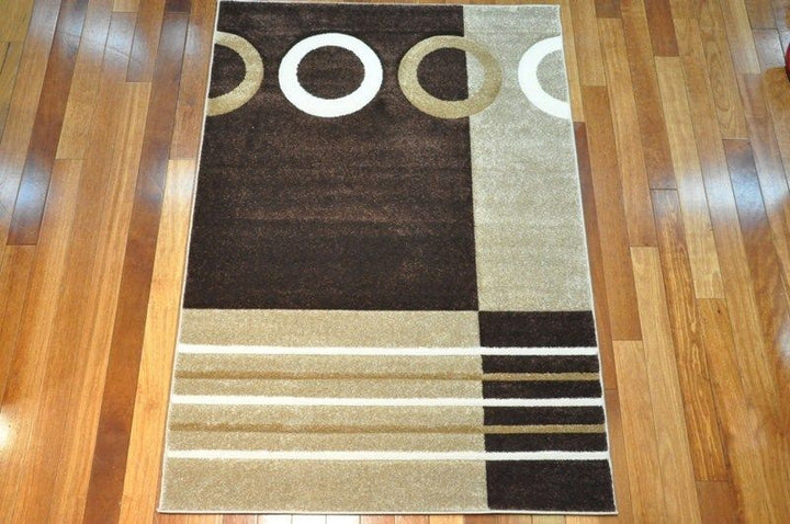 New Modern Rugs Machine Made Brown Modern Design Perfect Design High Quality