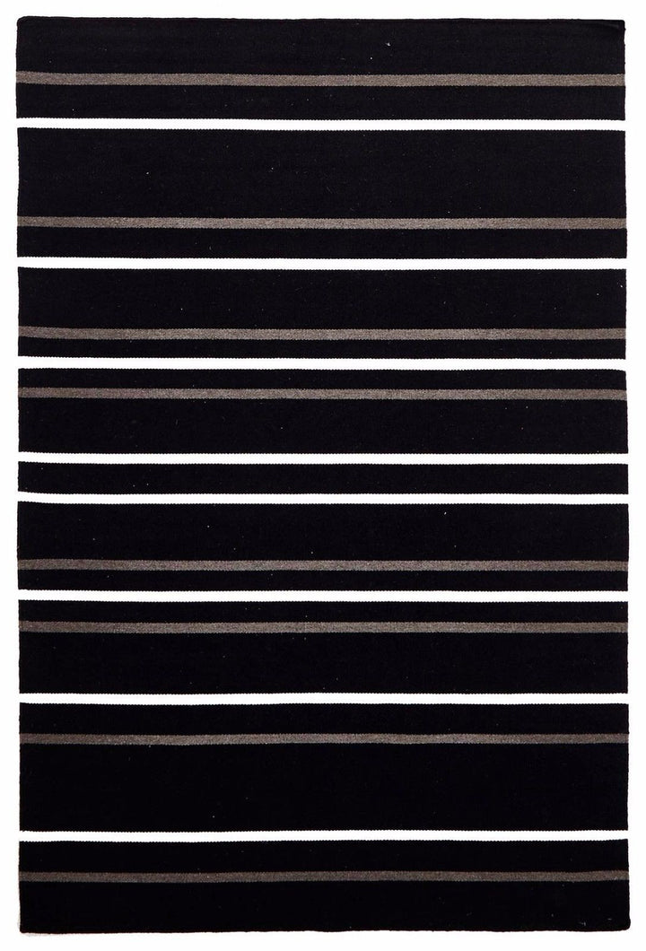 Skandi 306 BLACK Colour Wool Rugs Modern Rugs Contemporary Modern Floor Rugs