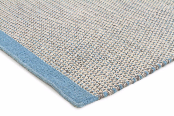 Skandi Blue Colour Wool Rugs Modern Rugs Contemporary Modern Floor Rugs
