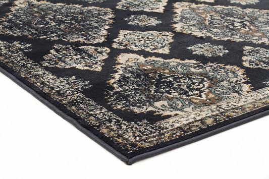 Mayfair Timeline Navy Rug