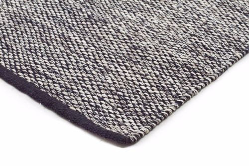 Skandi 305 BLACK Colour Wool Rugs Modern Rugs Contemporary Modern Floor Rugs