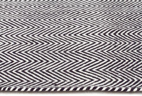 Skandi 308 BLACK Colour Wool Rugs Modern Rugs Contemporary Modern Floor Rugs