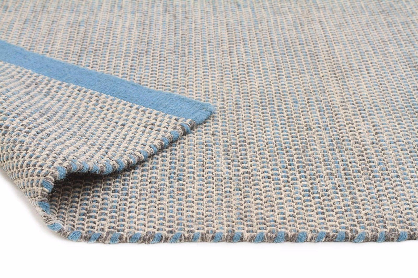 Skandi Blue Colour Wool Rugs Modern Rugs Contemporary Modern Floor Rugs