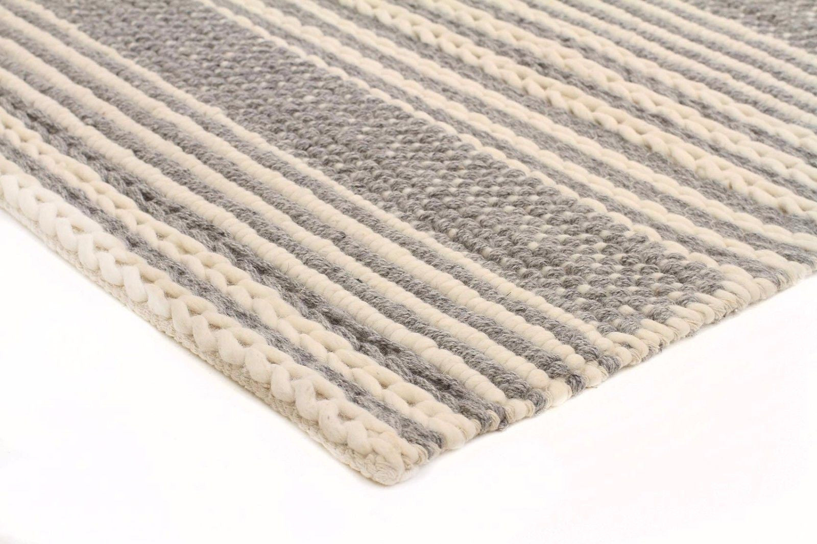 Skandi 313 SILVER Colour Wool Rugs Modern Rugs Contemporary Modern Floor Rugs