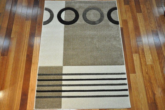 New Modern Rugs Machine Made Beige Modern Design Perfect Design High Quality