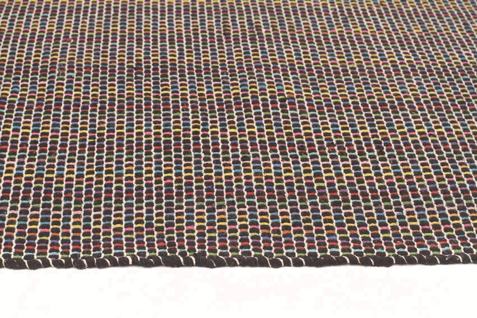 Skandi CUBA BLACK Colour Wool Rugs Modern Rugs Contemporary Modern Floor Rugs