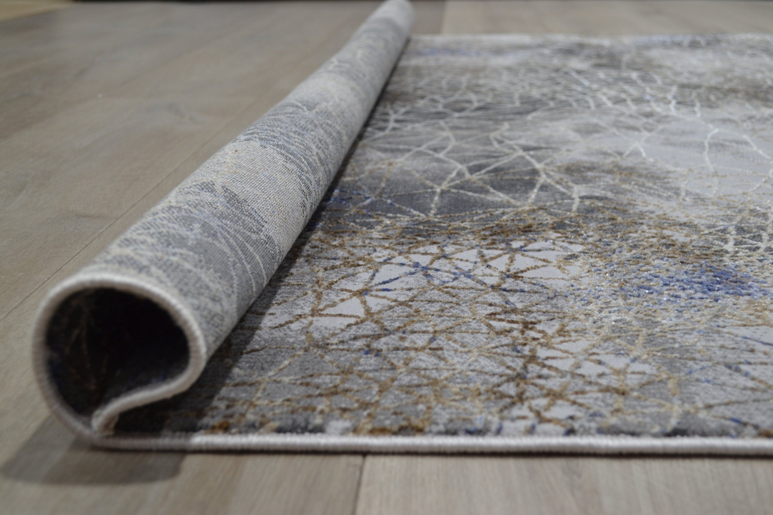 folded rug