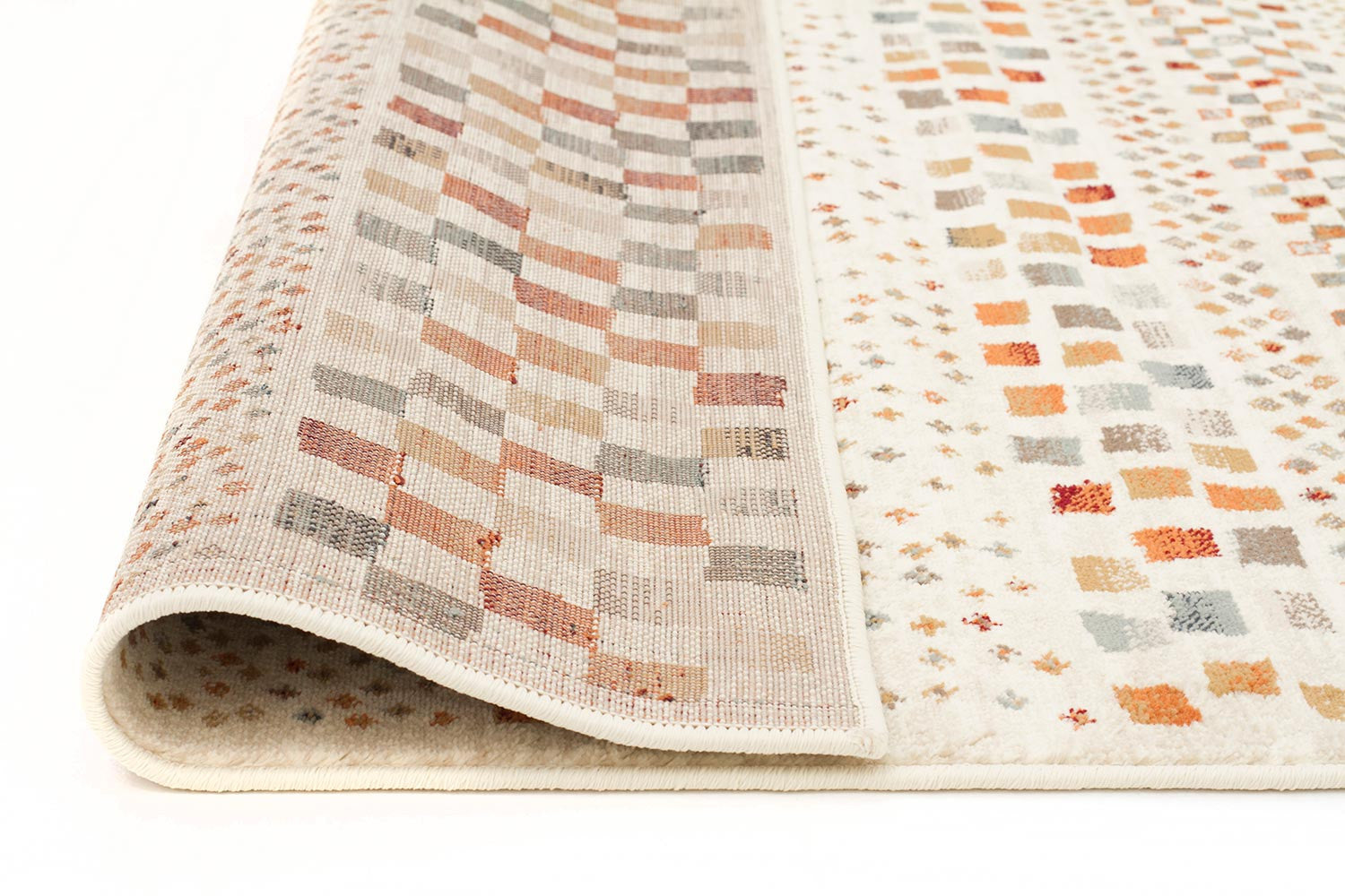 Mayfair Squares Bone Rug