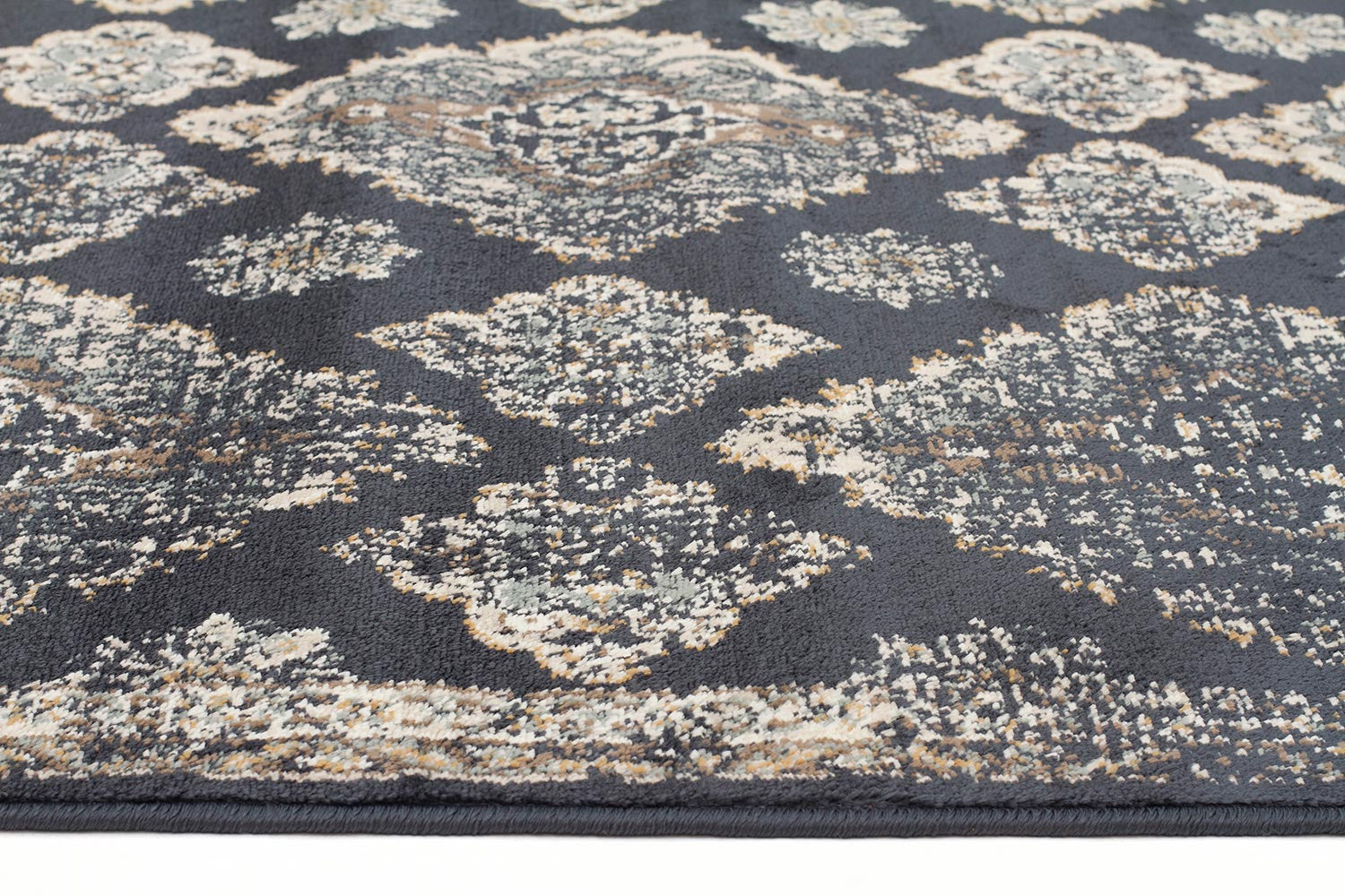 Mayfair Timeline Navy Rug