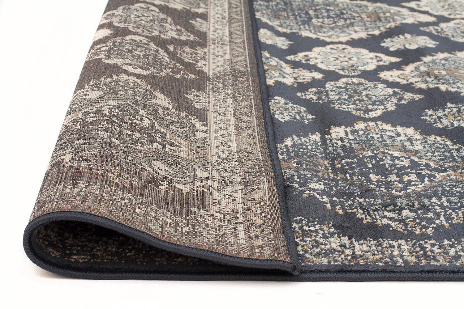 Mayfair Timeline Navy Rug