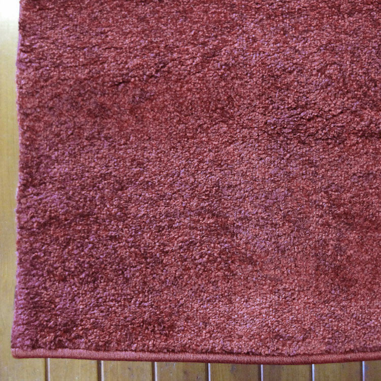 Prestige 380 Polypropylene Machine Knotted Modern Rug Red