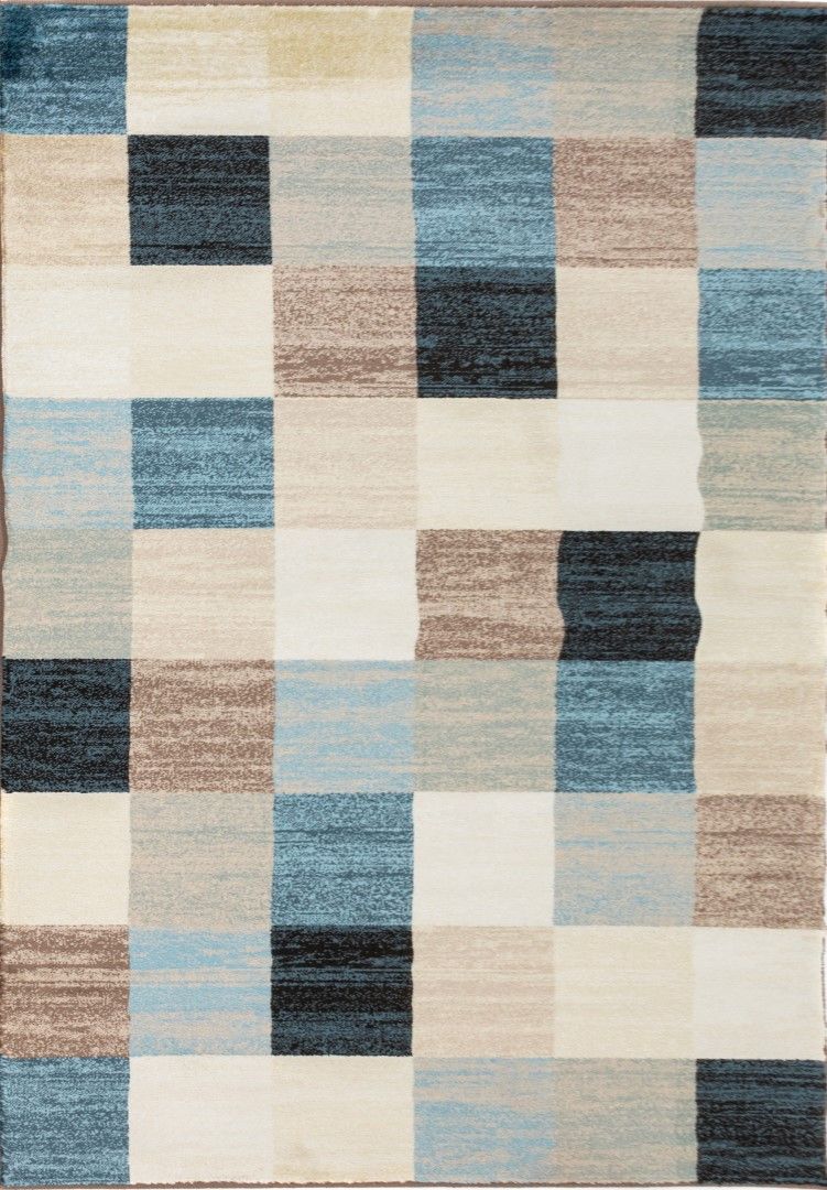 0923 Blue Ivory Rug